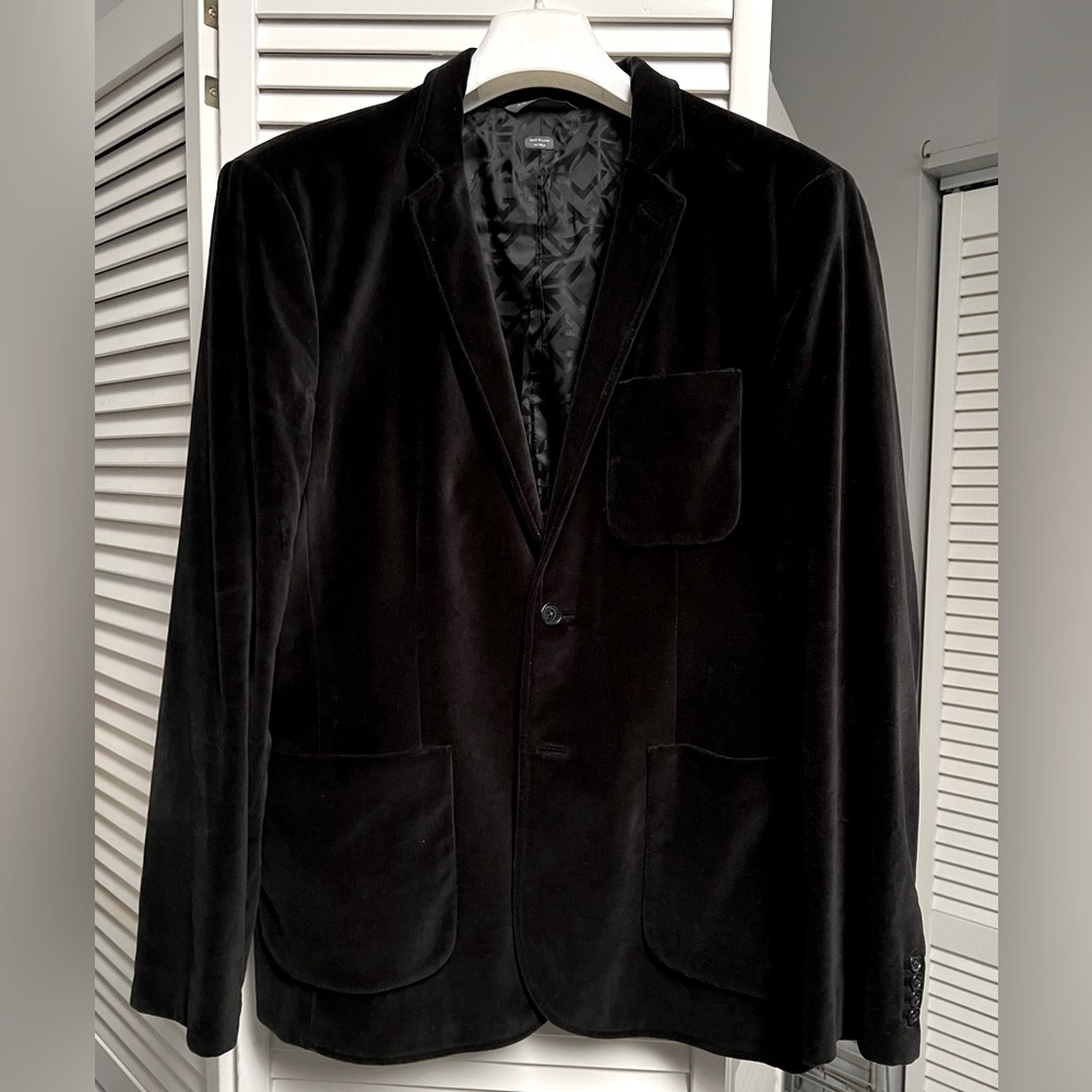 A/X Armani Exchange Velvet Blazer